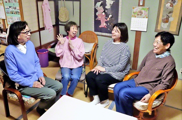 仲良く前進する江津地区の友