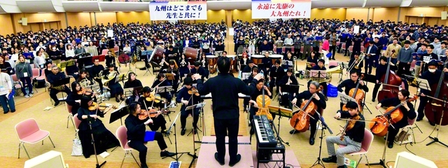 「Asia　Peace　Festa　2025祝祭オーケストラ」とフルコーラスの合同練習