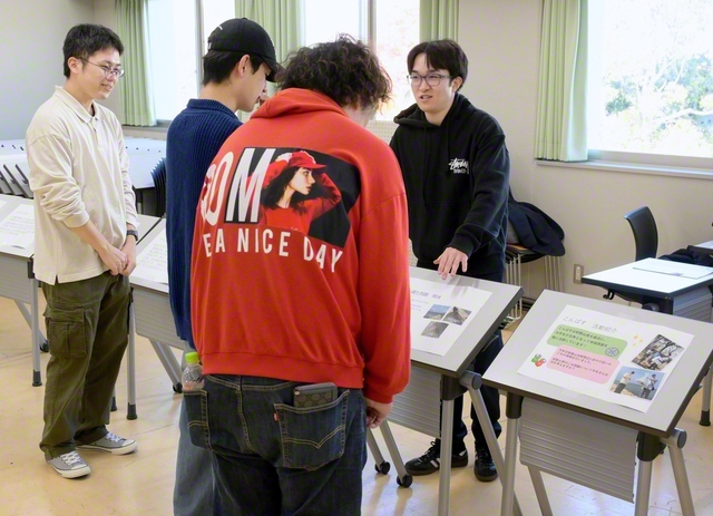 学生部有志が大学祭で展示