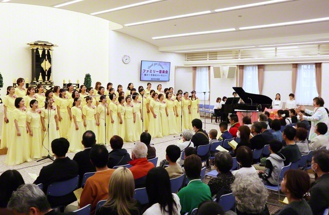 総千葉女性部「菜の花合唱団」の「ファミリー音楽会」
