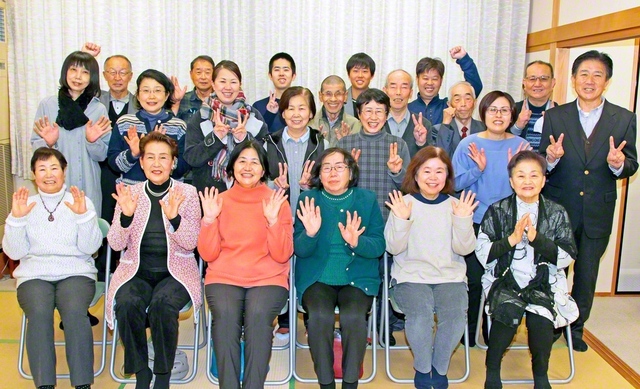 後継の友の活躍が光る太郎丸地区（近松康貴地区部長、山西詩子女性部長）