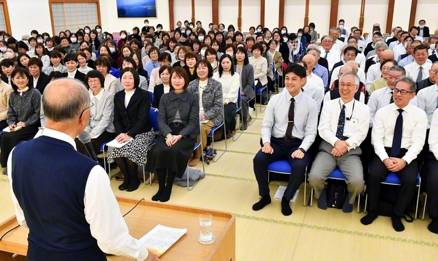 長崎新時代の到来――拡大の先駆を約し合った総県本部長会（長崎平和会館で）