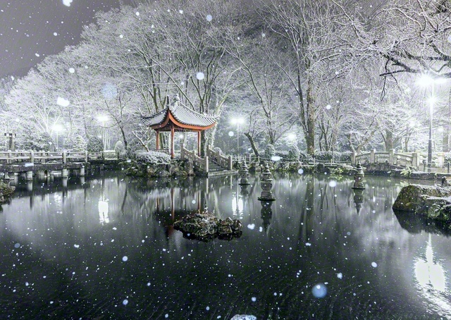 中国・杭州市との友好都市の提携を記念して造られた岐阜公園内の「日中友好庭園」（岐阜市）