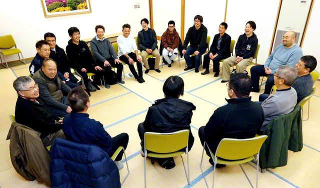 揺るぎない団結が光る鈴鹿栄光圏の活動者会（亀山平和会館で）