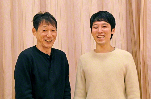 中野功治さん（副支部長兼任）㊧と真治さん