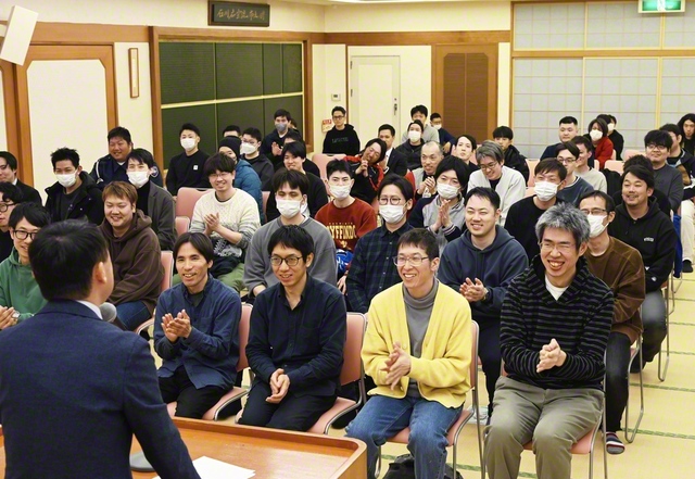 広布後継の「3・16」を記念する男子部の集いが22日、石川文化会館で