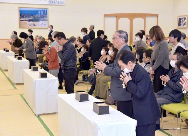 創価学会春季彼岸勤行法要（20日、和歌山文化会館で）