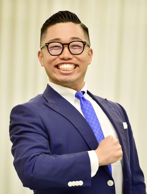 区のヤング男子部長としても奮闘する五味さん