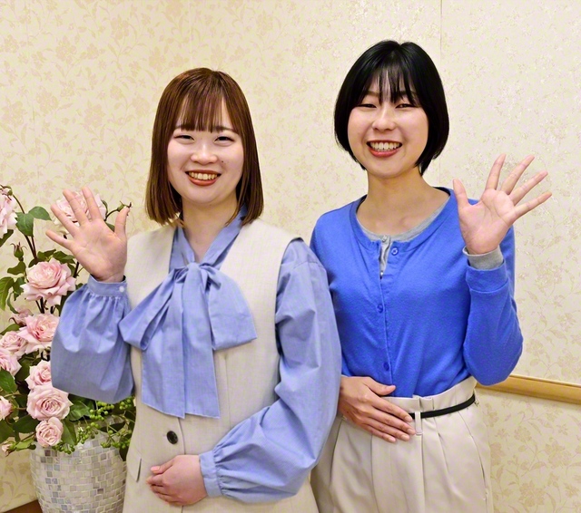 板東総県委員長㊧と松井同副委員長