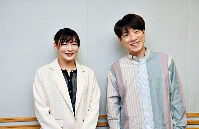 横山だいすけさん㊨と角田夏実さん
