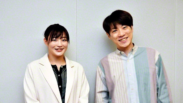 横山だいすけさん㊨と角田夏実さん