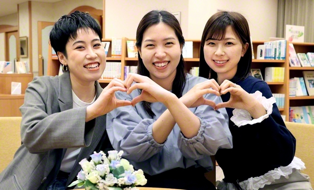 湯汲さん㊥、河口さん㊧、井上さん㊨