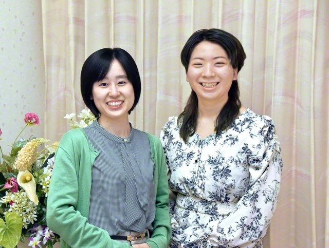 片浦総県委員長㊧と榛原同副委員長