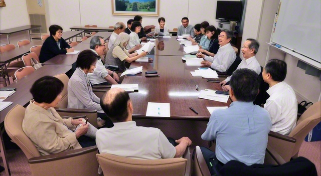 総県・県地域部長会（13日、広島池田平和記念会館で）