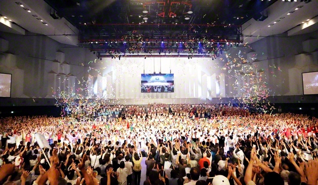 フィナーレでは全参加者で「希望の歌」を合唱