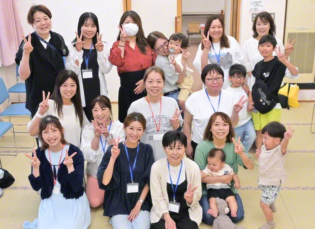 7月5日に開催された生駒南本部の創春ミーティング（生駒文化会館で）