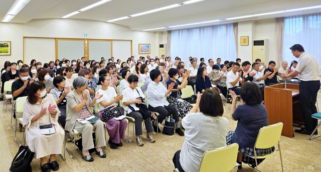 総栃木教育部の夏季研修会（7月26日、栃木平和会館で）