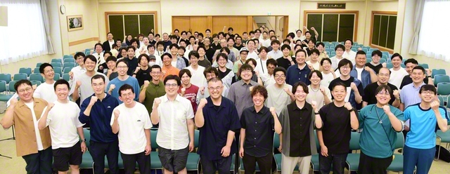 新潟池田文化会館では意気高く総新潟男子部大会