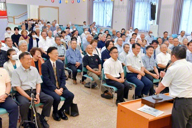 “嵐の霧島指導”から36年。「霧島師子王会」の友は、決意を新たに躍進を誓い合った（9日、鹿児島文化会館）