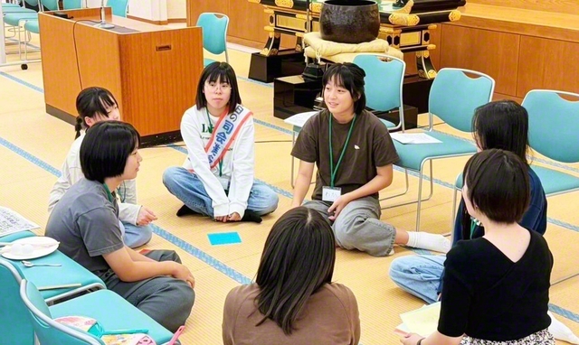 いわき創価圏の未来部大会（4日、いわき文化会館で）