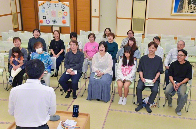 都島錦城区・喜望地区（18日、都島文化会館で）