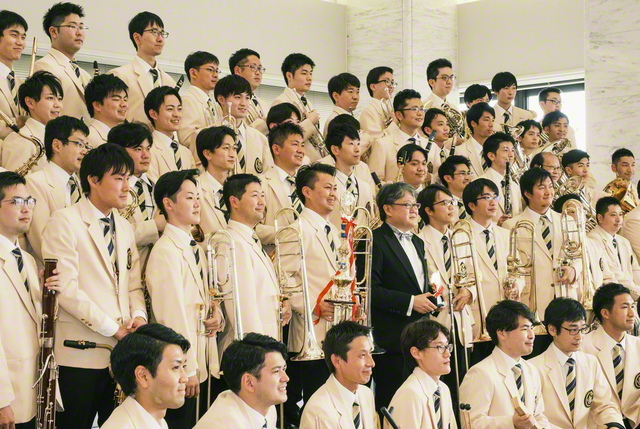 渾身の演奏を終えた、晴れやかな笑顔（レクザムホール）