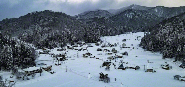 雪国の景色が目の前に――信濃町には厳しい冬が訪れていた