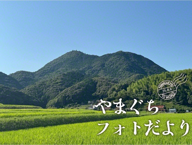 宇部市内最高峰、「吉部富士」とも呼ばれる「荒滝山」（7月31日、宇部市、津嶋恵美通信員）