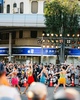 大手通十字路ステージにて披露された華麗なバトントワリング