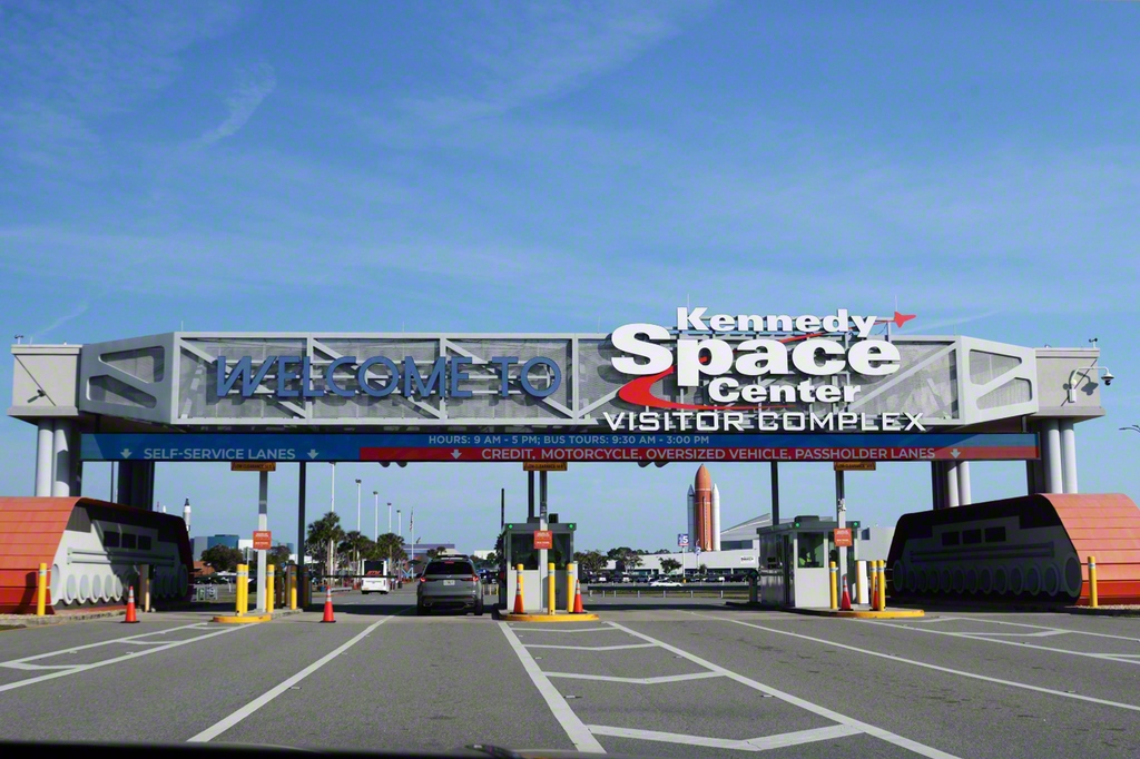 ケネディ宇宙センター・ビジターコンプレックスの駐車場