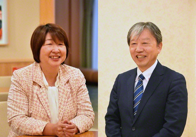 佐原総長野長㊨と井口総長野女性部長