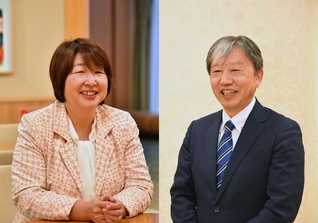 佐原総長野長㊨と井口総長野女性部長