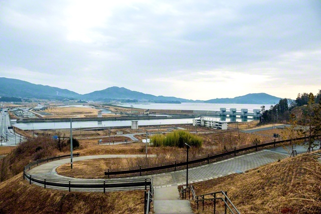 高台の住宅地から