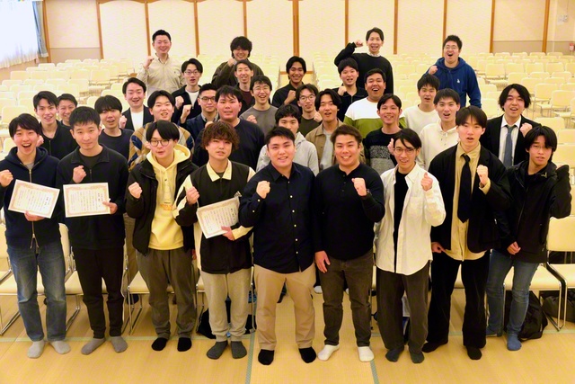 茨城・群馬・栃木の各地から勇み集った、北関東学生部の友（7日、小山文化会館で）