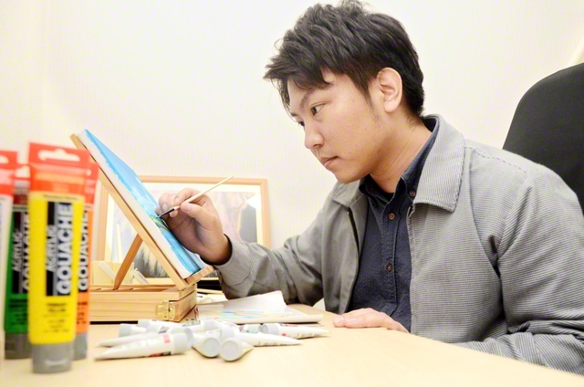 「自分の作品で元気と勇気を届けたい」と石垣さん