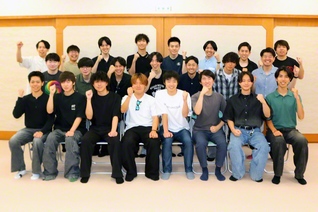 元気いっぱいの総新潟学生部の友